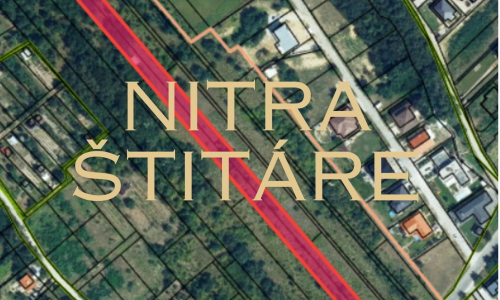 Na predaj investičný pozemok Nitra- Štitáre 2256 m2