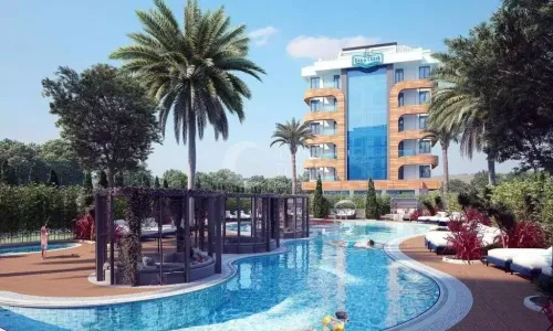 Nové apartmány v prvej línii od mora, Alanya-Kestel