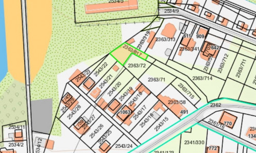 Pozemok vhodný na výstavbu RD  v obci Suchá nad Parnou