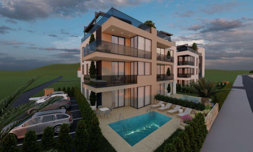 ZADAR - SUKOŠAN, luxusný apartmán hneď v prvom rade pri mori s nádherným výhľadom