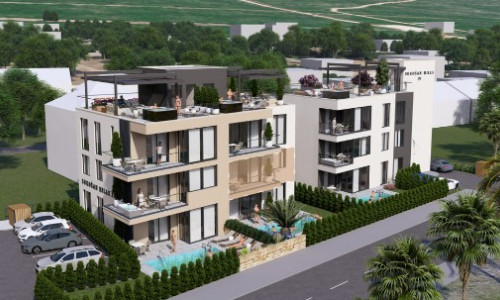 ZADAR - SUKOŠAN, luxusný apartmán hneď v prvom rade pri mori s nádherným výhľadom