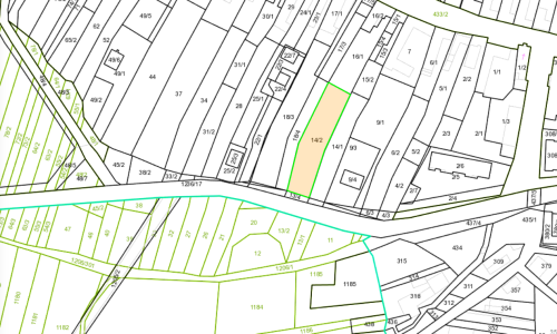 Na predaj stavebný pozemok 1500m2 v Dlhej