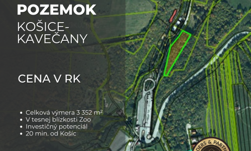 Investičný pozemok v blízkosti Zoo, Košice-Kavečany