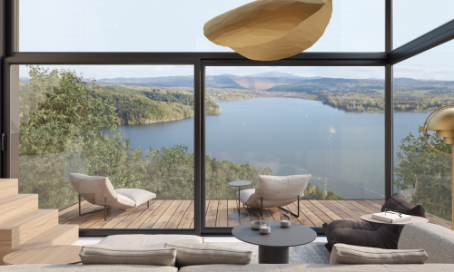 Treesna Lake Villas & SPA - vzorový apartmán 3+KK 67,77 m²