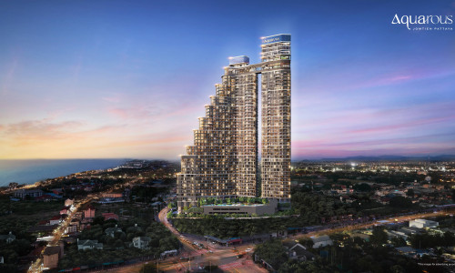Luxusné apartmány, Aquarous Jomtien Pattaya, Thajsko