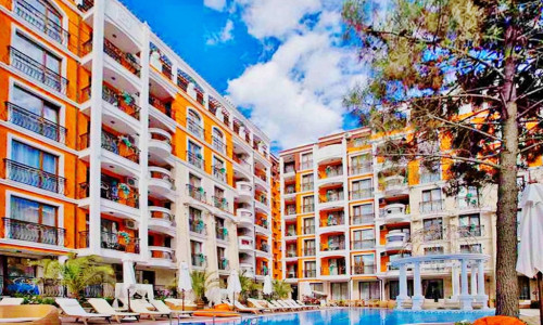 Apartmán 3+kk s bazénom Slnečné pobrežie-Bulharsko