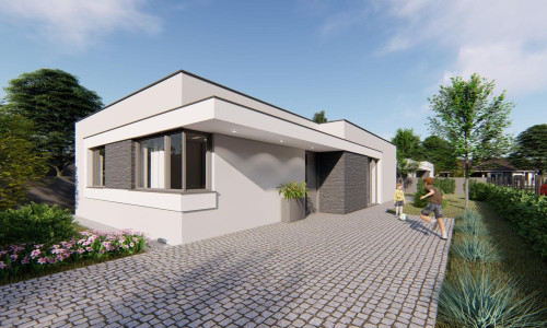 REZERVOVANE! Na predaj 2 4- izbové novostavby rodinných domov v obci Koniarovce pri Nitre