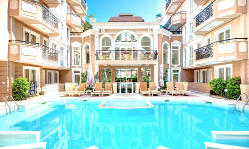 Štúdio 1+kk s balkónom a bazénom Slnečné pobrežie-Bulharsko