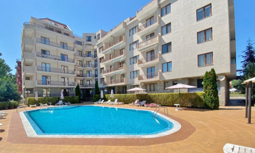 Apartmán 1+kk s bazénom Slnečné pobrežie, Bulharsko