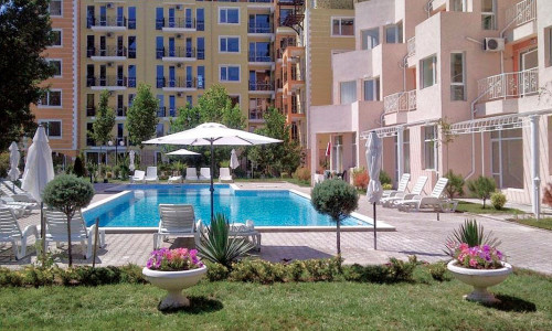 Apartmán 2+kk s bazénom Slnečné Pobrežie, Bulharsko