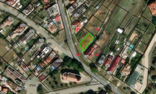 Na predaj stavebný pozemok  v obci Čierny Brod