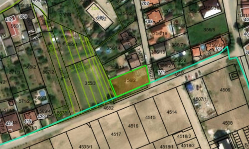 Na predaj pozemok vhodný na výstavbu RD v obci Dvorníky