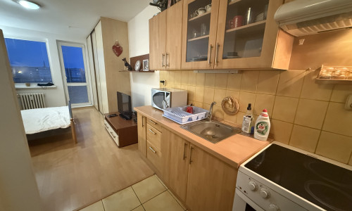 Na predaj  s loggiou garsónka v Trnave na Družbe