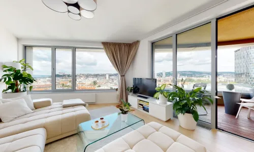 SKYPARK, Veža I, 3-izb. byt s výhľadom na hrad NA PRENÁJOM