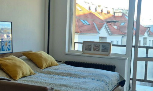 Moderný byt pri Auparku, 2 balkóny, centrum