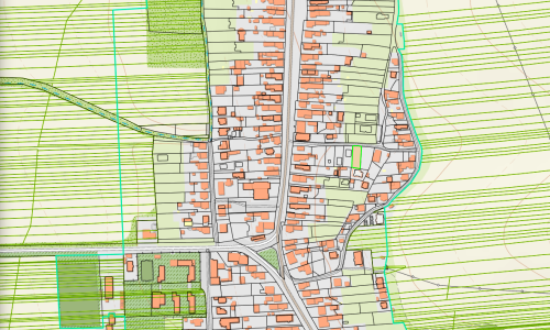 Stavebný pozemok 543 m² s IS v obci Bidovce