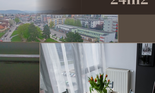 Na predaj garsónka v Trenčíne – Zámostie, 24 m² s balkónom