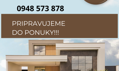 🏡 PRIPRAVUJEME: 4-izbový rodinný dom – novostavba (holodom)
