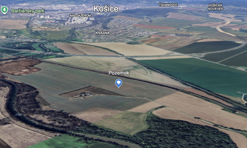 Košice - Krásna, na predaj investičný pozemok