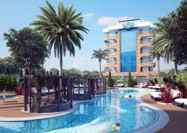 Nové apartmány v prvej línii od mora, Alanya-Kestel APM