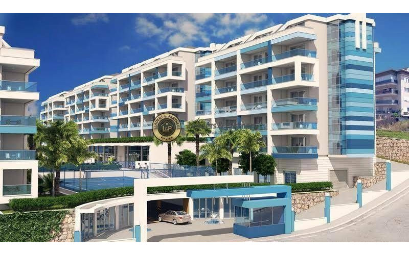 Apartmány v krásnom novom rezidenčnom komplexe v Turecku - Alanya