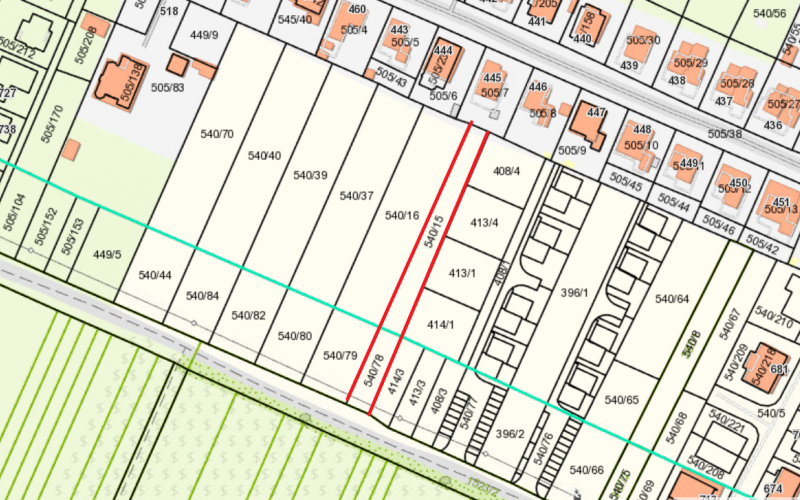 Stavebný pozemok v Reci, 1061 m2