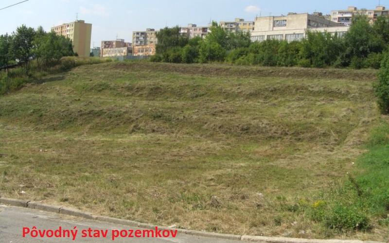 Posledný  pozemok na výstavbu Košice - Vyšné Opátske, Slivník, IS pred pozemkom