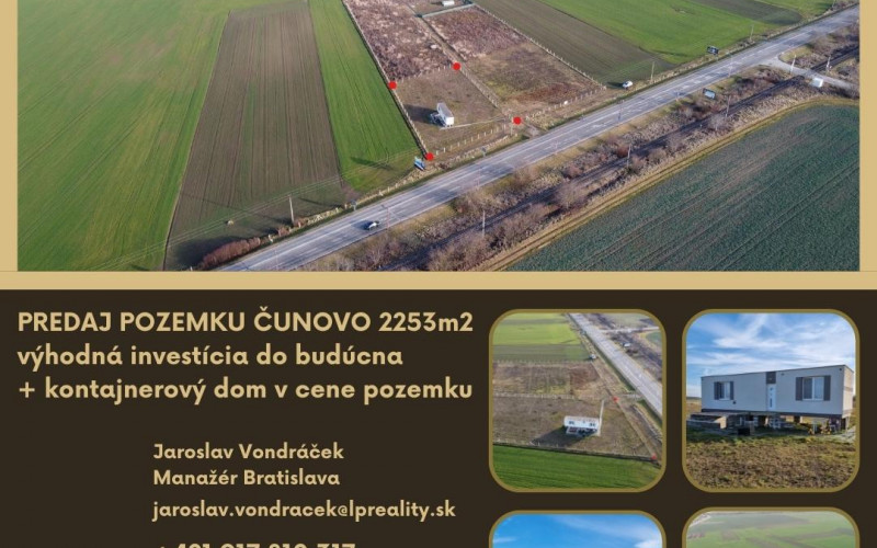 PREDAJ ČUNOVO POZEMOK