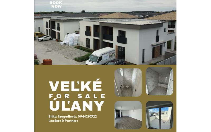 NA PREDAJ – 3 IZBOVÝ BYT VEĽKÉ ÚĽANY - EKOOSADA