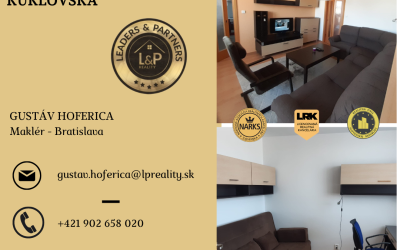 PRENÁJOM KRÁSNY 3 IZBOVÝ BYT V KARLOVEJ VSI, KUKLOVSKÁ