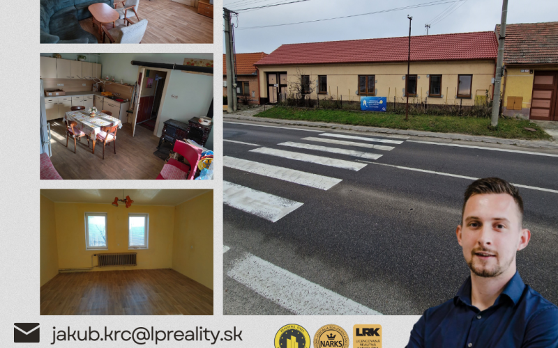 Ponúkame na predaj rodinný dom v Čáčove