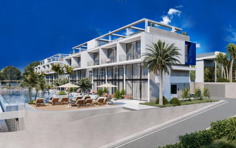 Apartmánový komplex The Blue, Tatlisu, Cyprus