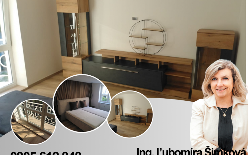 Rezervované -Prenájom 2 izbový byt  ul .Šoltésovej  s garážou Staré Mesto