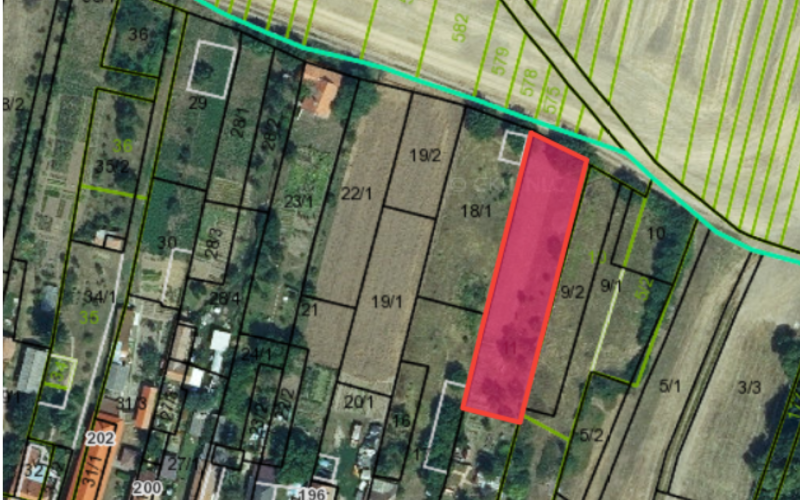 Na predaj záhrada Lúčnica nad Žitavou 1000m2