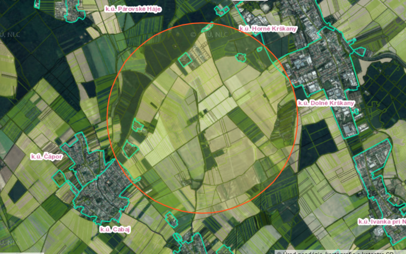 Na predaj orná pôda okres Nitra