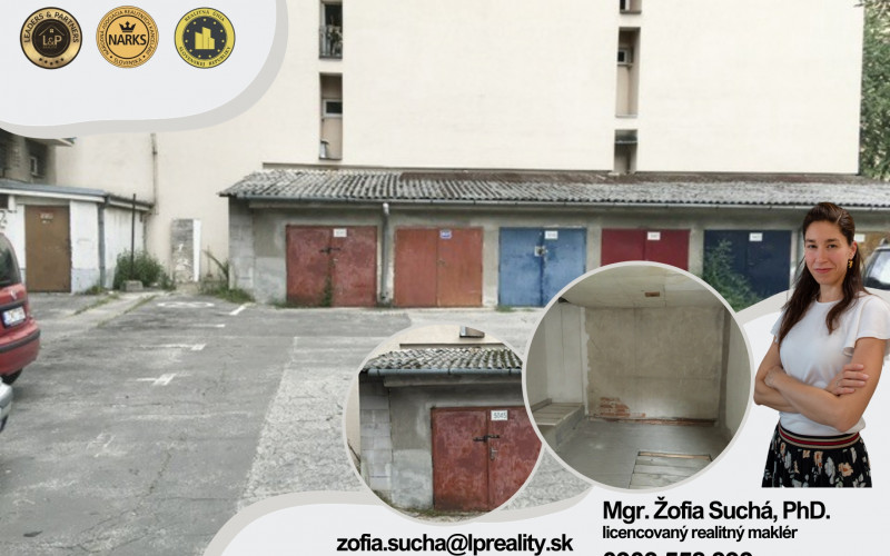 PREDAJ, GARÁŽ - DUNAJSKÁ ULICA, BRATISLAVA, STARÉ MESTO