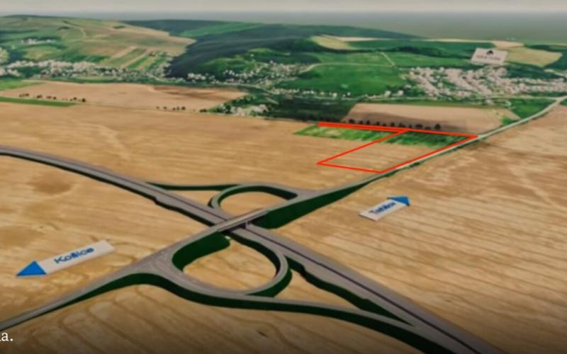 Pozemok na občiansku vybavenosť  Košice - Krásna, elektrina, oplotenie,