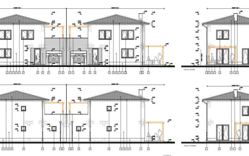Pozemok s rozostavaným RD- dvojdom v obci Horná Potôň