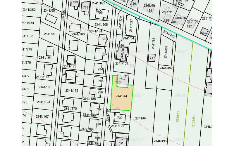 Na predaj pozemok 609 m2 Suchá nad Parnou