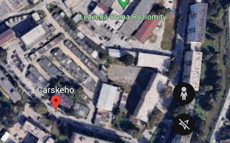 Garáž Košice -Sever, Čárskeho, pôv.stav, montážna jama