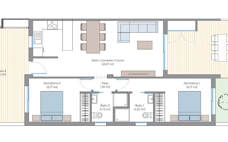 Nalia Resort - apartmán 95, prízemie