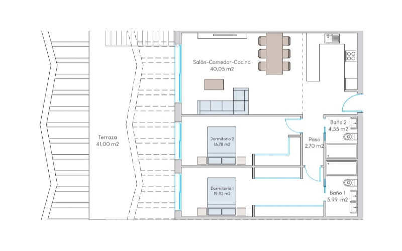 Terasové domy LUZ - dom 4, 1. poschodie