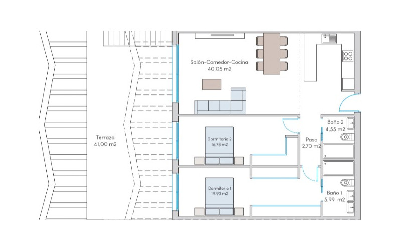 Terasové domy LUZ - dom 10, 1. poschodie