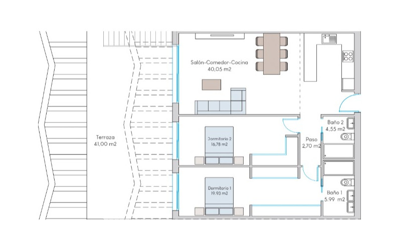Terasové domy LUZ - dom 16, 1. poschodie