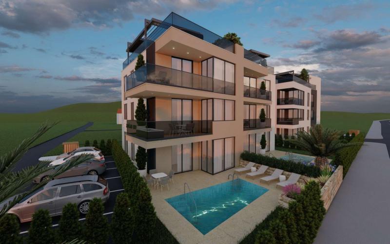 ZADAR - SUKOŠAN, luxusný apartmán hneď v prvom rade pri mori s nádherným výhľadom