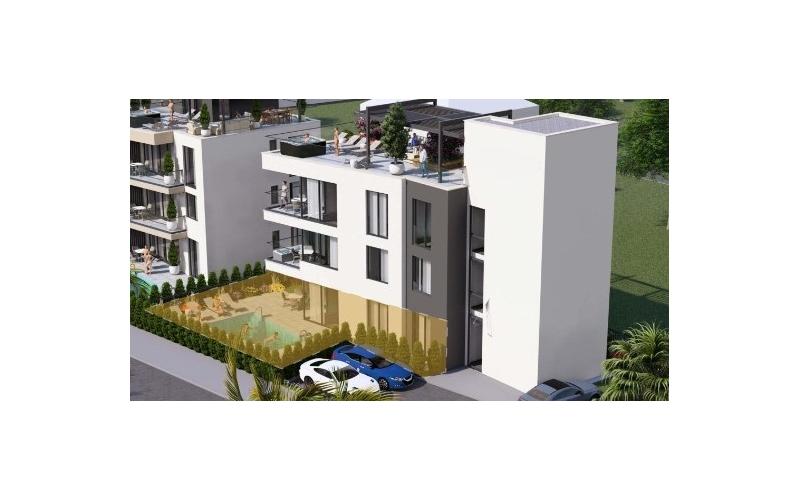 ZADAR - SUKOŠAN, luxusný apartmán hneď v prvom rade pri mori s nádherným výhľadom a veľkou záhradou