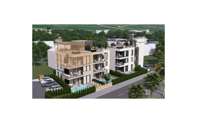 ZADAR - SUKOŠAN, luxusný apartmán so strešnou terasou (93,12 m2) a relaxačnou oázou a miestom, kde si môžete vychutnať dalmátske špeciality