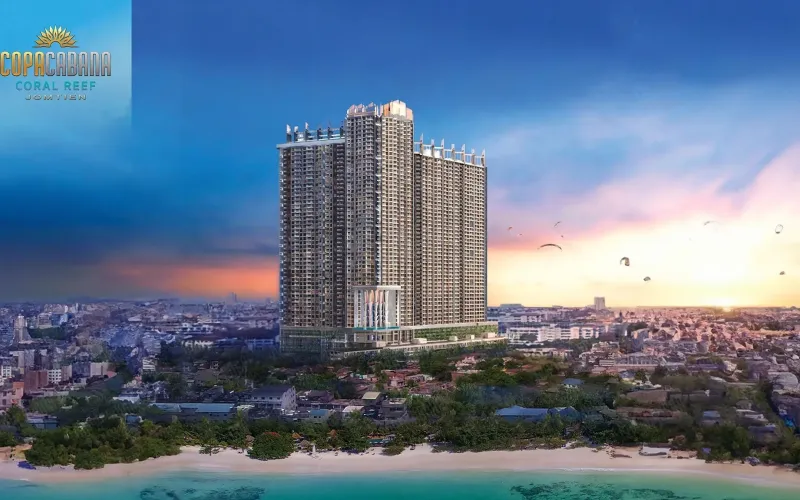 Apartmánový komplex Copacabana Coral Reef, Pattaya-Thajsko