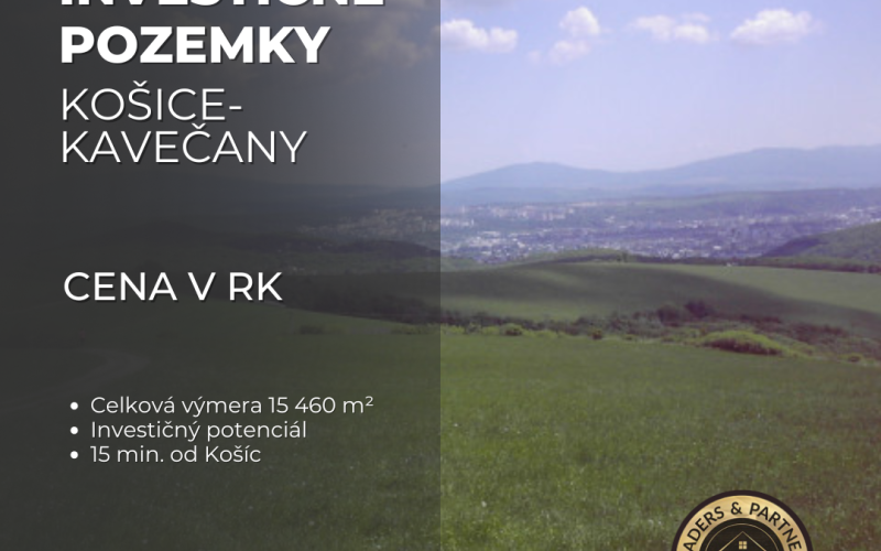 Investičné pozemky Košice-Kavečany