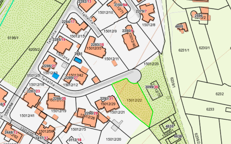 Na predaj pozemok vhodný na výstavbu RD v Skalici